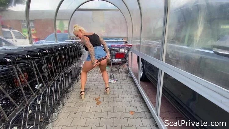 Extensive Open-Air Excretion In Shopping Trolleys And Lewd Behavior - Devil Sophie